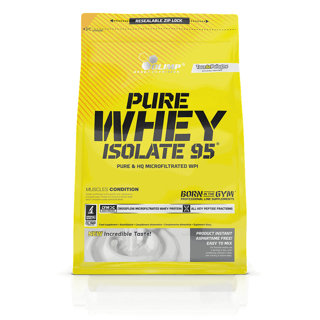 [5901330038501] Olimp Sport Nutrition Pure whey isolate 95Olimp Sport Nutrition Pure whey isolate 95-17Serv.-600G-Strawberry