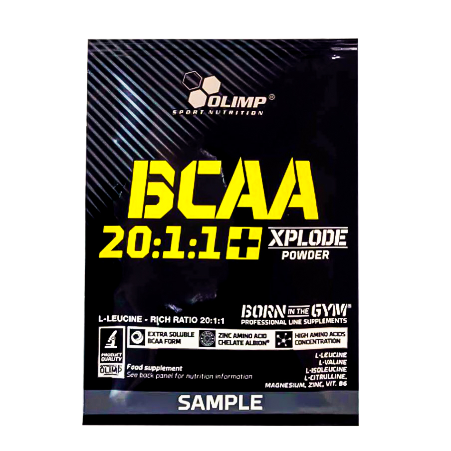 [Olimp - Bcaa Free ] Olimp sport nutrition Bcaa 20:1:1+ Xplode-1Serv.-7.2G-Grape Fruit