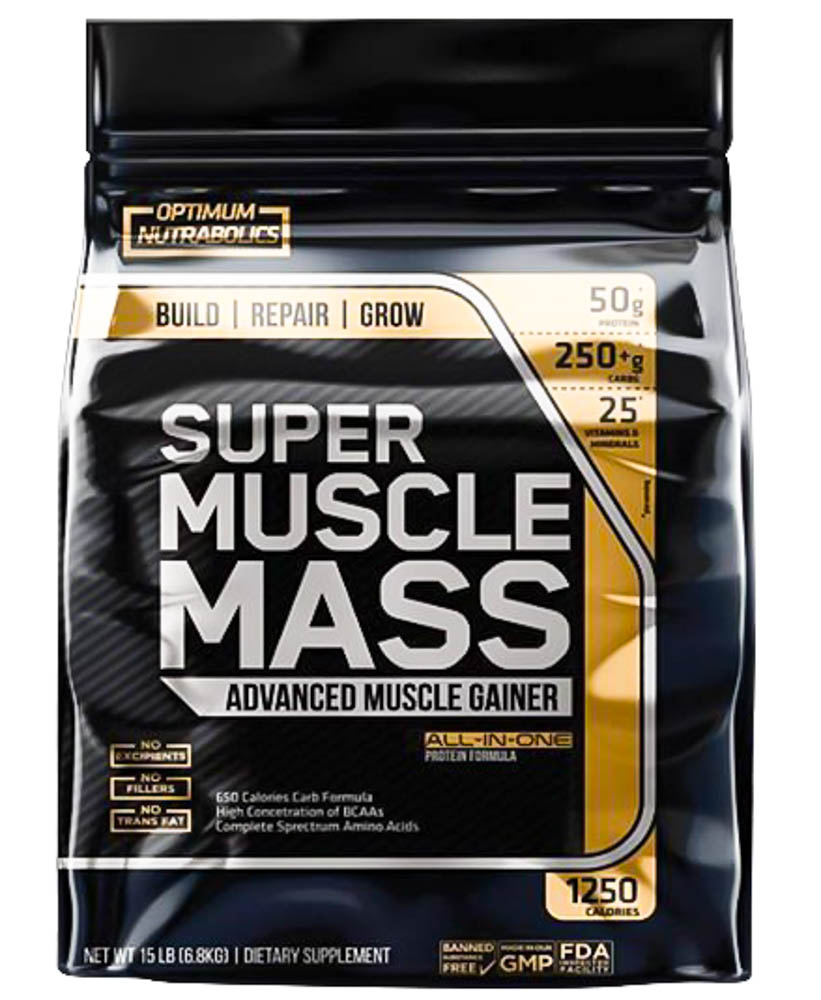 [6225000345331] Optimum Nutrabolics Super muscle Mass-20Serv.-6.8Kg-Chocolate
