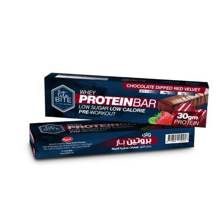 [6772504452251] Lite Bite Whey Protein Bar-Red Velvet