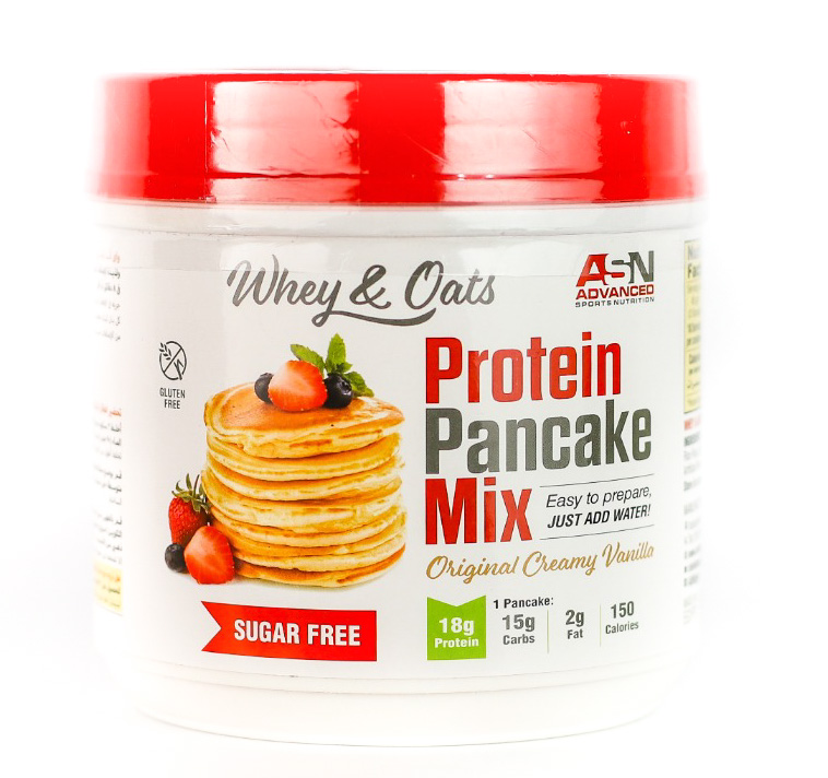 [6224000649609] ASN Advanced protein pancake mix original creamy vanilla-10Serv.-450g