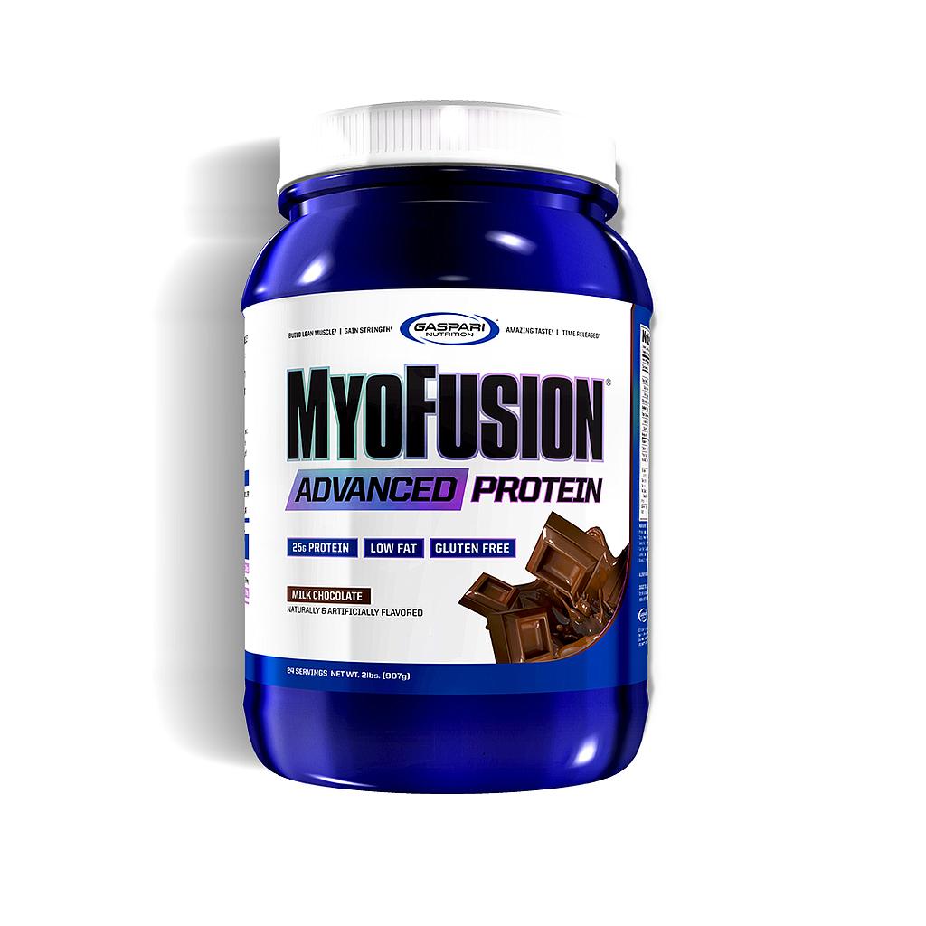 [6224009363308] Gaspari Nutrition MyoFusion Advanced protein-24Serv.-907G-Milk Chocolate