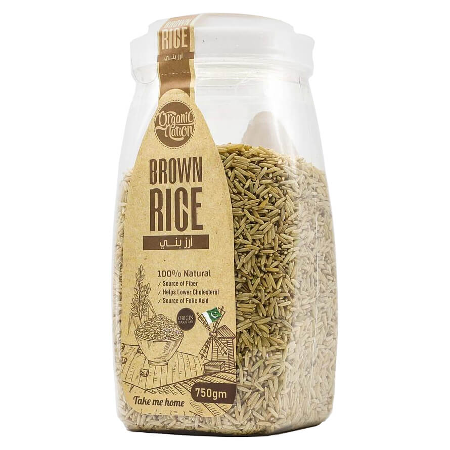 [6224009096893] Organic Nation Brown Rice-750gm