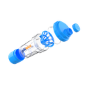 [6224009096008] Max Muscle Smart Shaker-550ML-Clear Blue