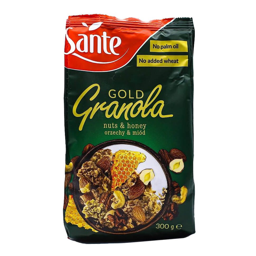 [5900617037152] Sante Gold Granola-300G-Nuts&amp;Honey