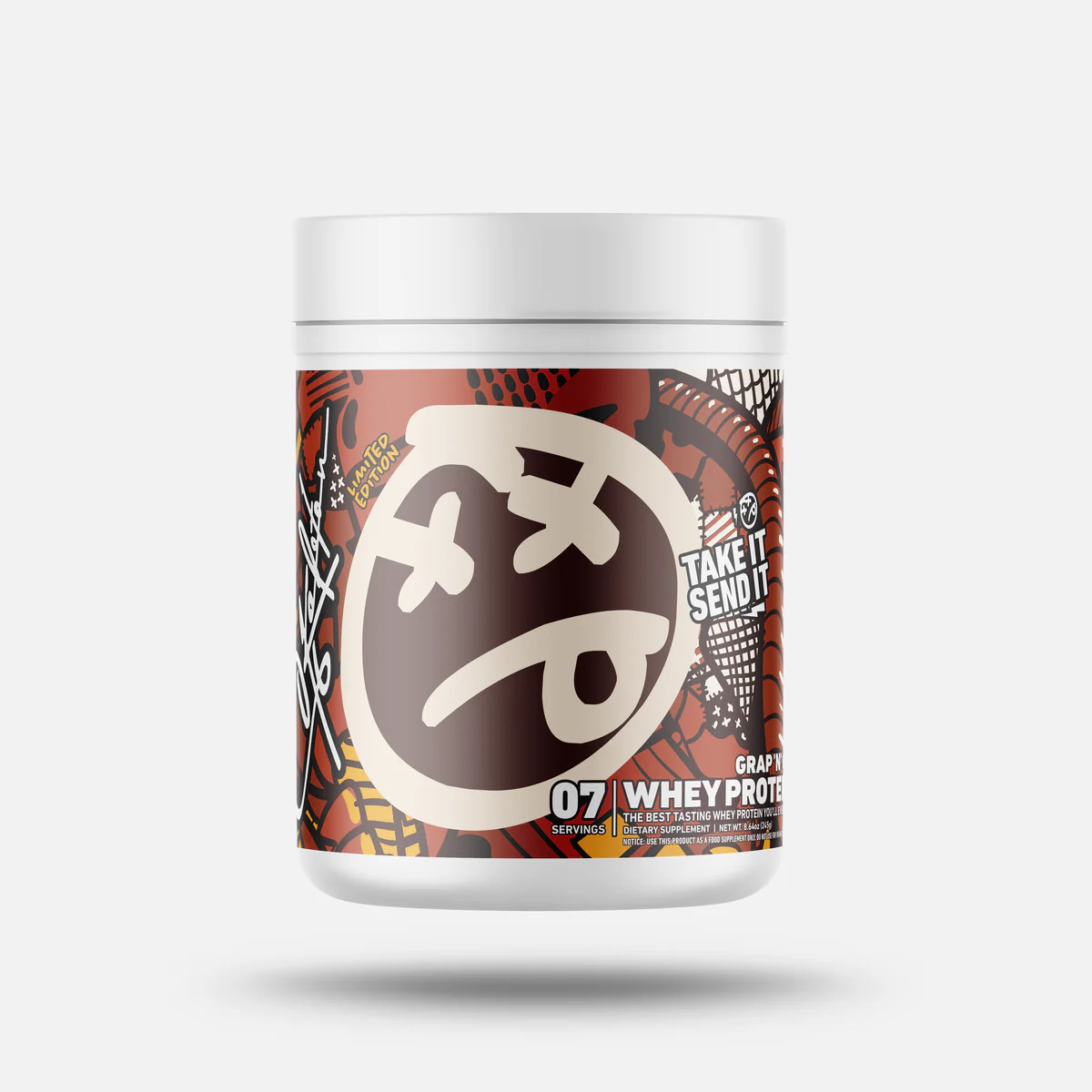 [6224009731091] Skeleton Nutrition Whey Protein-7serv.-245G-Chocolate Hazelnut