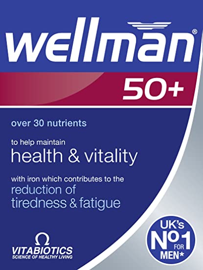 [5021265223510] Vitabiotics Wellman 50+-30Serv.-30Tabs.