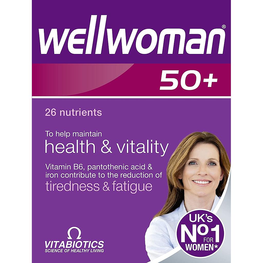 [5021265223602] Vitabiotics Wellwoman 50+-30Serv.-30Tabs.
