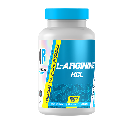 [854636008271] Muscle Rulz L-Arginine HCL-90Serv.-180Caps.