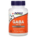 [733739000873] Now Foods Gaba 500mg-100Serv.-100Veg Caps