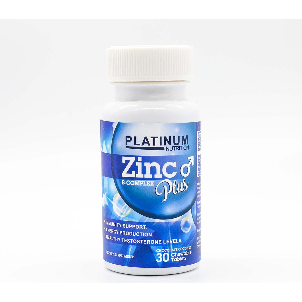 [151267] Platinum Nutrition Zinc B-Complex Plus-30Serv.-30-Tabs.