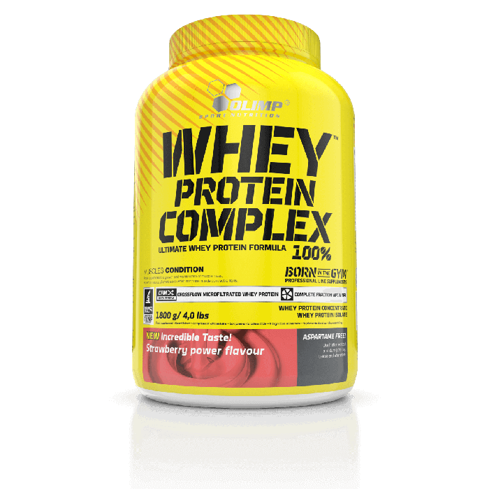 [5901330052477] Olimp Sport Nutrition Whey Protein Complex-51Serv.-1800G-Strawberry