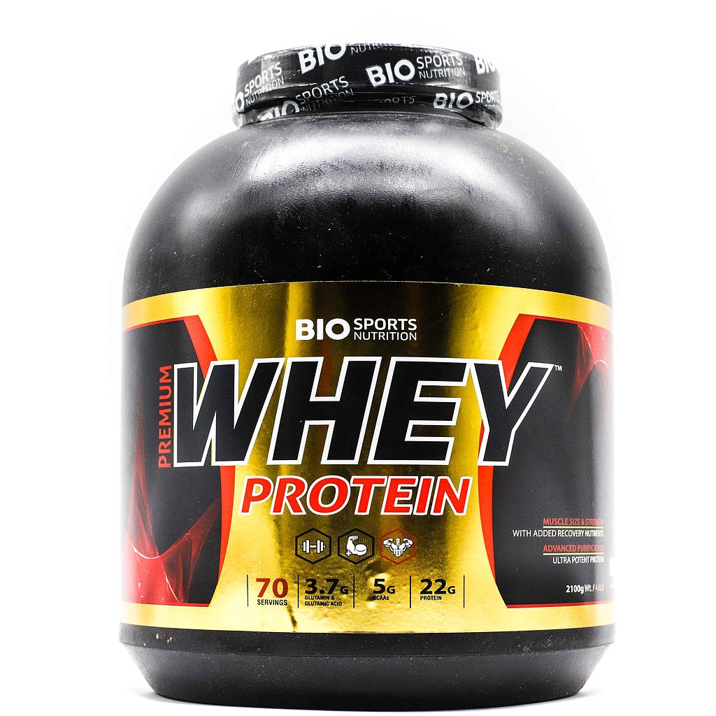 [6223002630264] Bio Sports Nutrition Premium Whey Protein-70Serv.-2100G-Vanilla