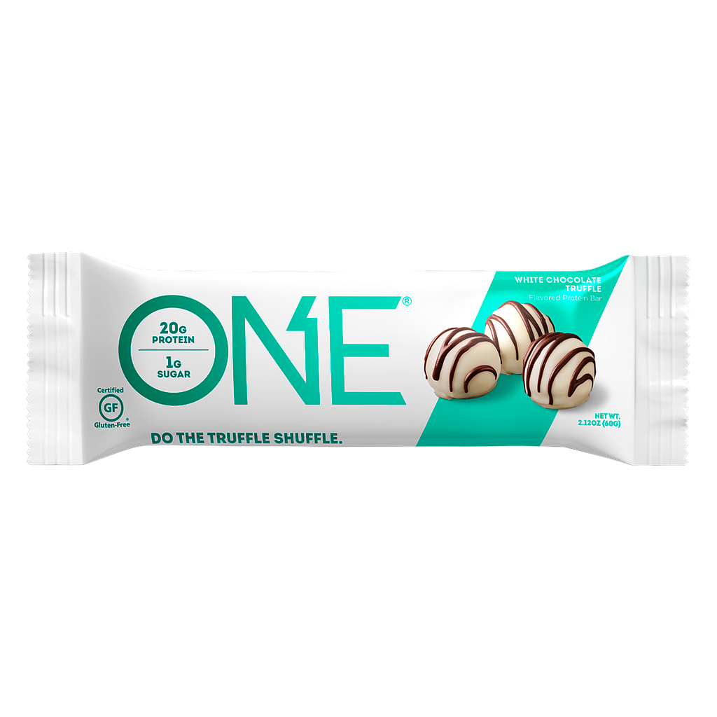 [788434105125] One Protein Bar-60G-White Chocolate Truffle
