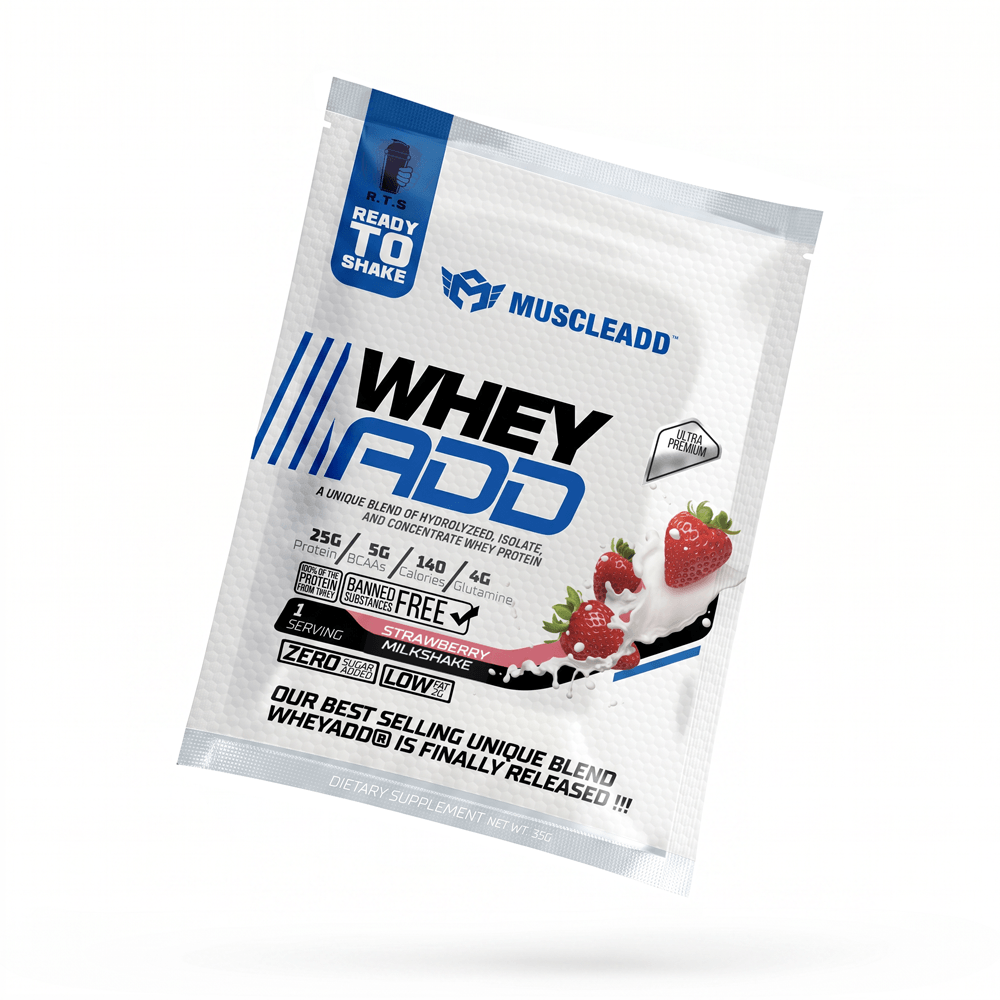 [6224009363858] Muscle Add Whey Add-1Serv.-35G-Strawberry Milkshake