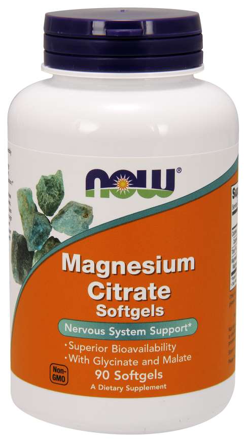 [733739012975] Now Foods Magnesium Citrate-30Serv-90Softgels