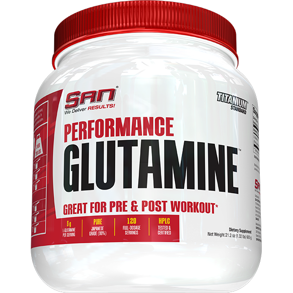 [672898411802] San Performance Glutamine-120Serv.-600G