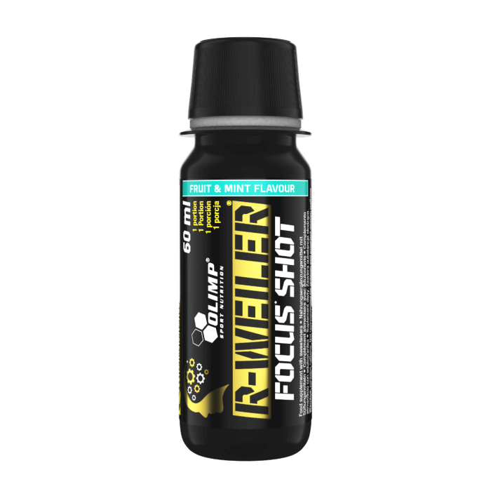 [5901330078095] Olimp Sport Nutrition R-weiler Focus Shot-1Serv.-60Ml-Fruit &amp; Mint Flavour