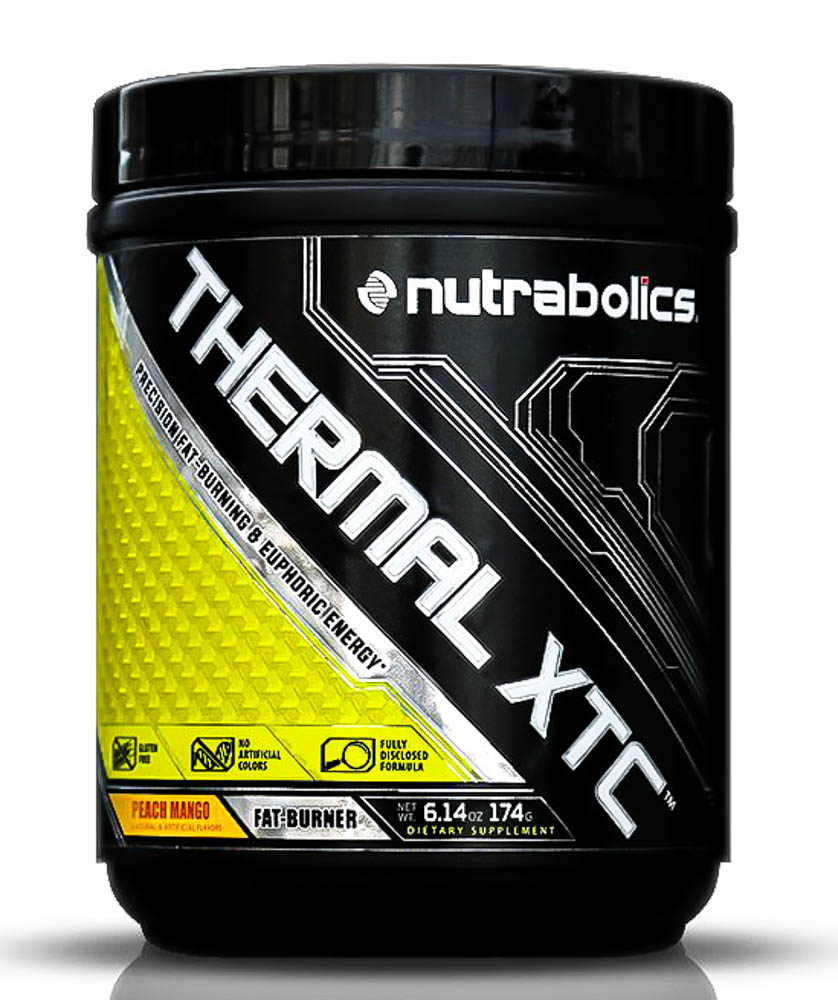 [019962153853] Nutrabolics Thermal-Xtc-30Serv.-174G-Peach Mango