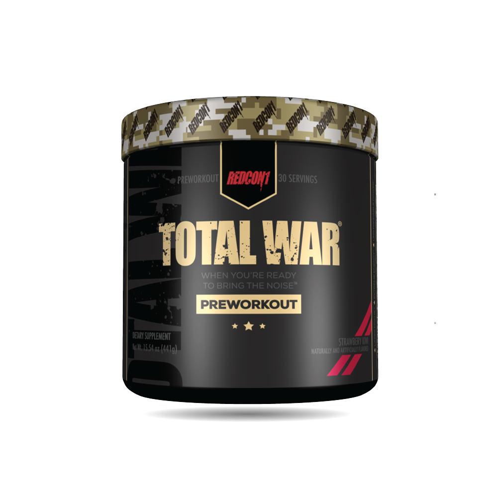 [850004759202] Redcon1 Total War Preworkout-30Serv.-441G-Strawberry Kiwi