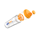 [6224009096145] Max Muscle Shaker-1000ml-Clear Orange