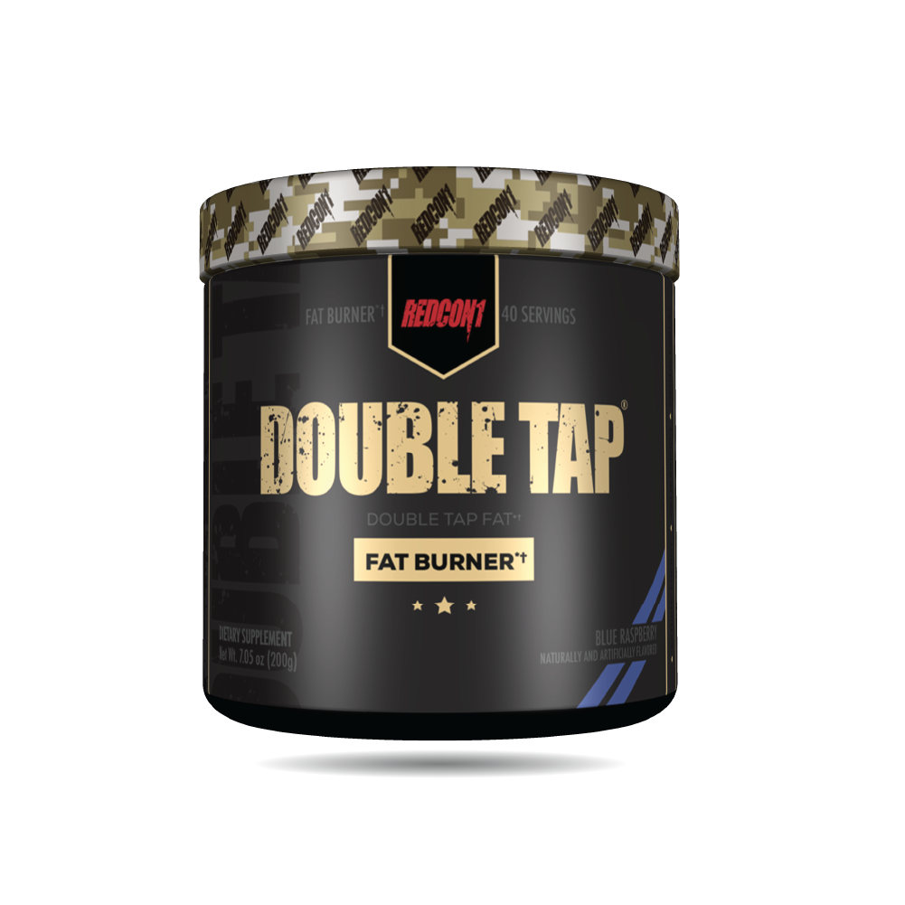 [601754191046] Redcon1 Double Tap Fat Burner-40Serv.-200G-BlueRaspberry