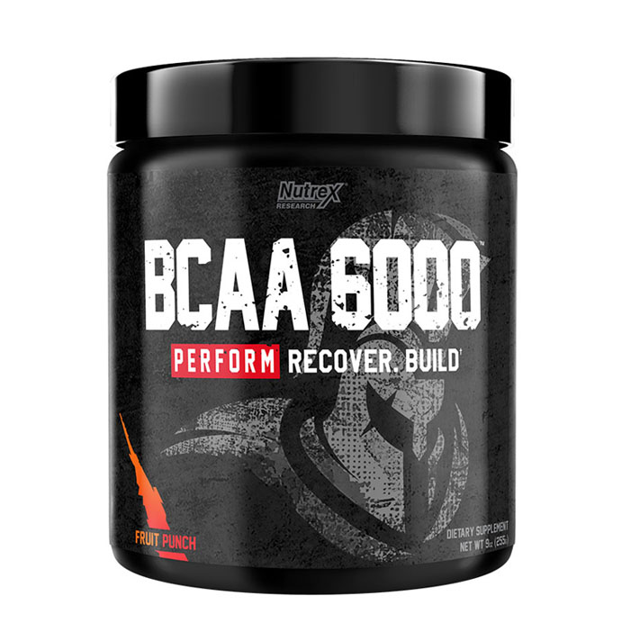 [859400007726] Nutrex Research BCAA 6000-255G-30Serv.-Fruit Punch