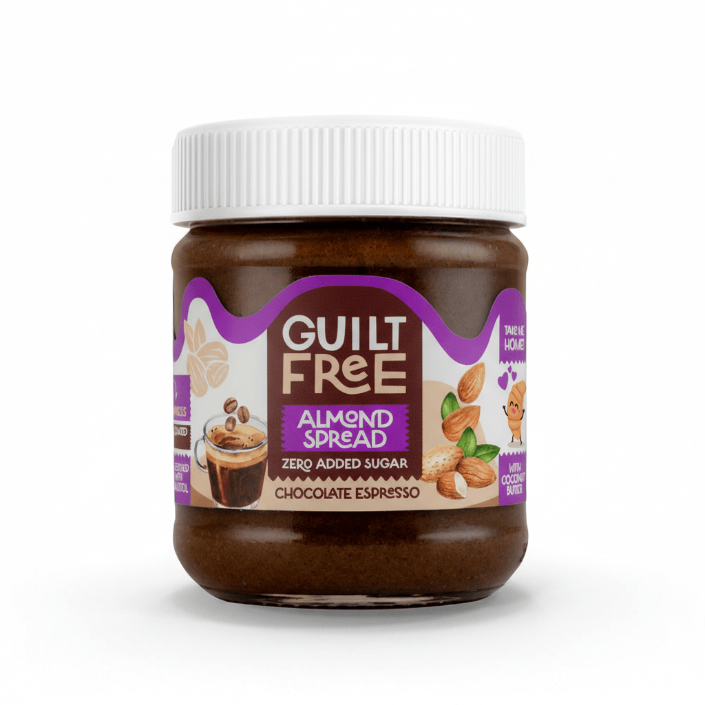 [6222023701779] Organic Nation Guilt Free Almond Spread-200G-Espresso Cream