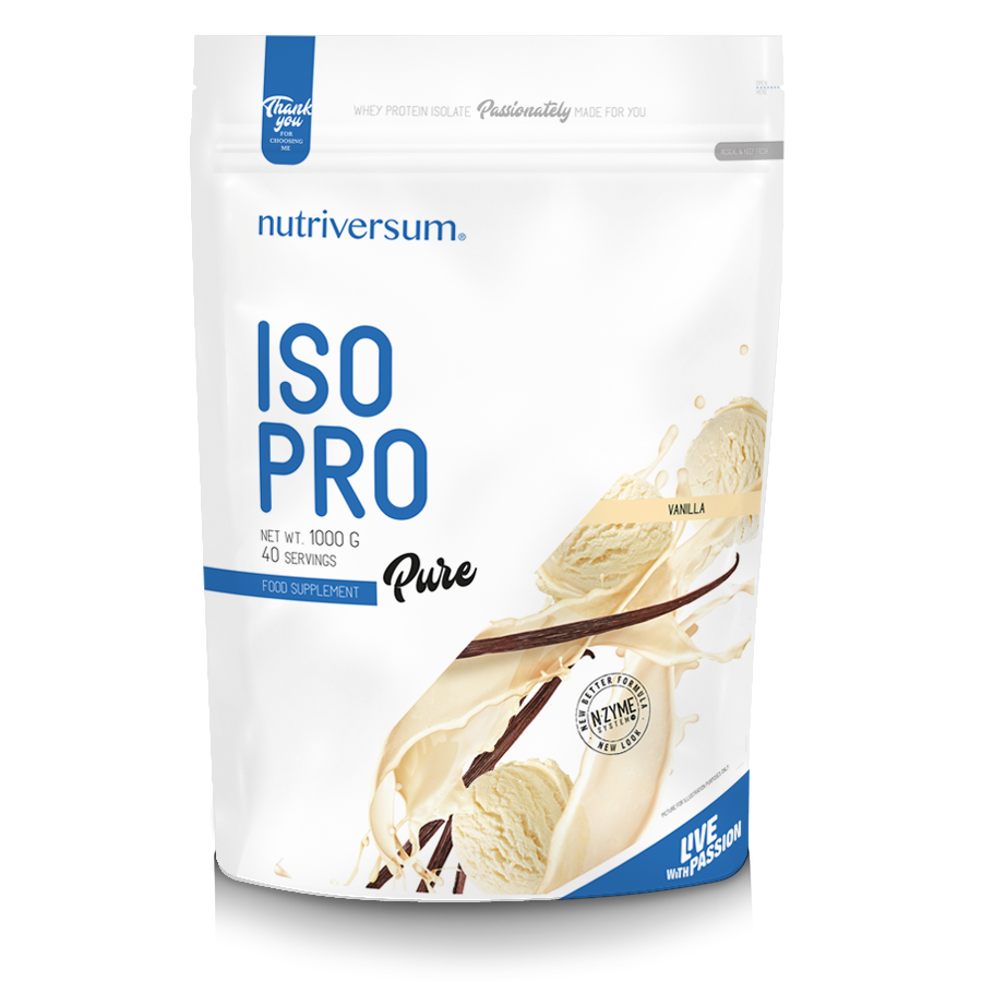 [5999564316793] Nutriversum Iso Pro Pure-40Serv.-1000G-Vanilla