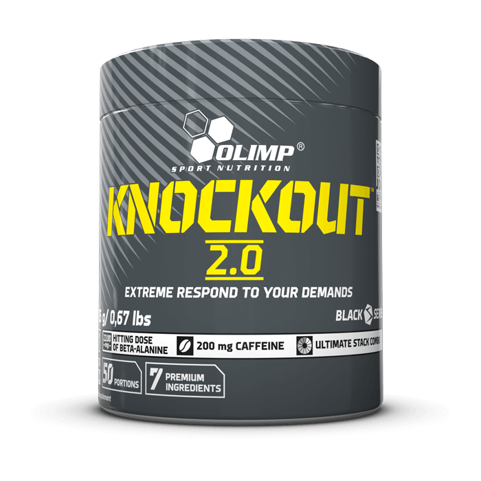 [5901330056512] Olimp Sport Nutrition Knockout 2.0 Black Series-50Serv.-305G.-Bubble Blow