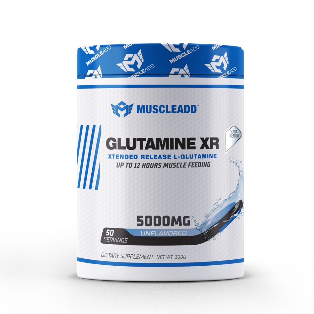 [6223007821018] Muscle Add Glutamine XR-50Serv.-300G.-Unflavored