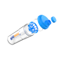 [6224009096169] Max Muscle Shaker-1000Ml-Clear Blue
