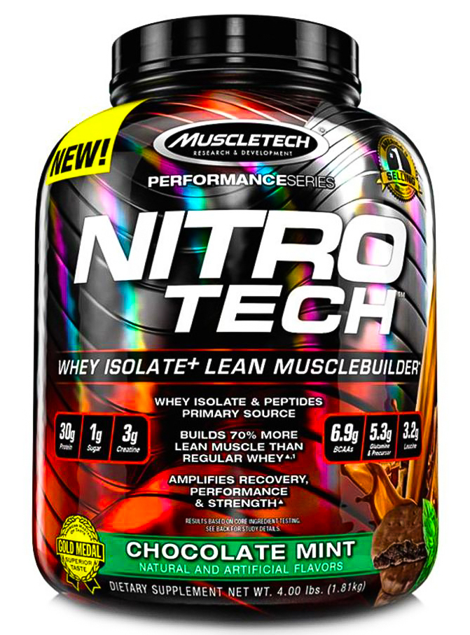 [631656711479] Muscletech NitroTech-41Serv.-1.80KG-Chocolate Mint