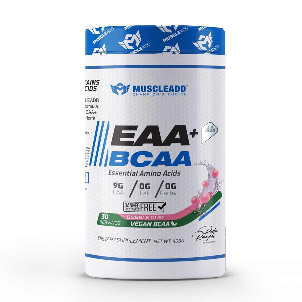[6223007821070] Muscle Add Eaa+Bcaa Essential Amino Acids-30Serv.-390G.-Bubble Gum