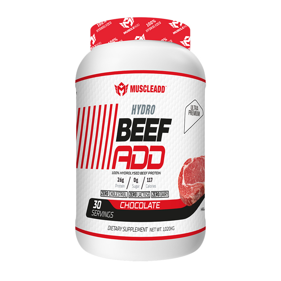 [6223007821131] Muscle Add Hydro Beef Add 100% Hydrolyzed Beef Protein-30Serv.-1020G.-Chocolate