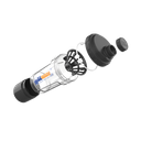 [6224009096213] Max Muscle Smart Shaker-550ml-Black Clear