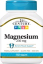[740985227138] 21st Century Magnesium 250mg-110Serv.-110Tablets