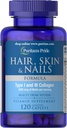 [025077075829] Puritan's Pride Hair Skin&amp;Nails-40Serv.-120Coated Caplets