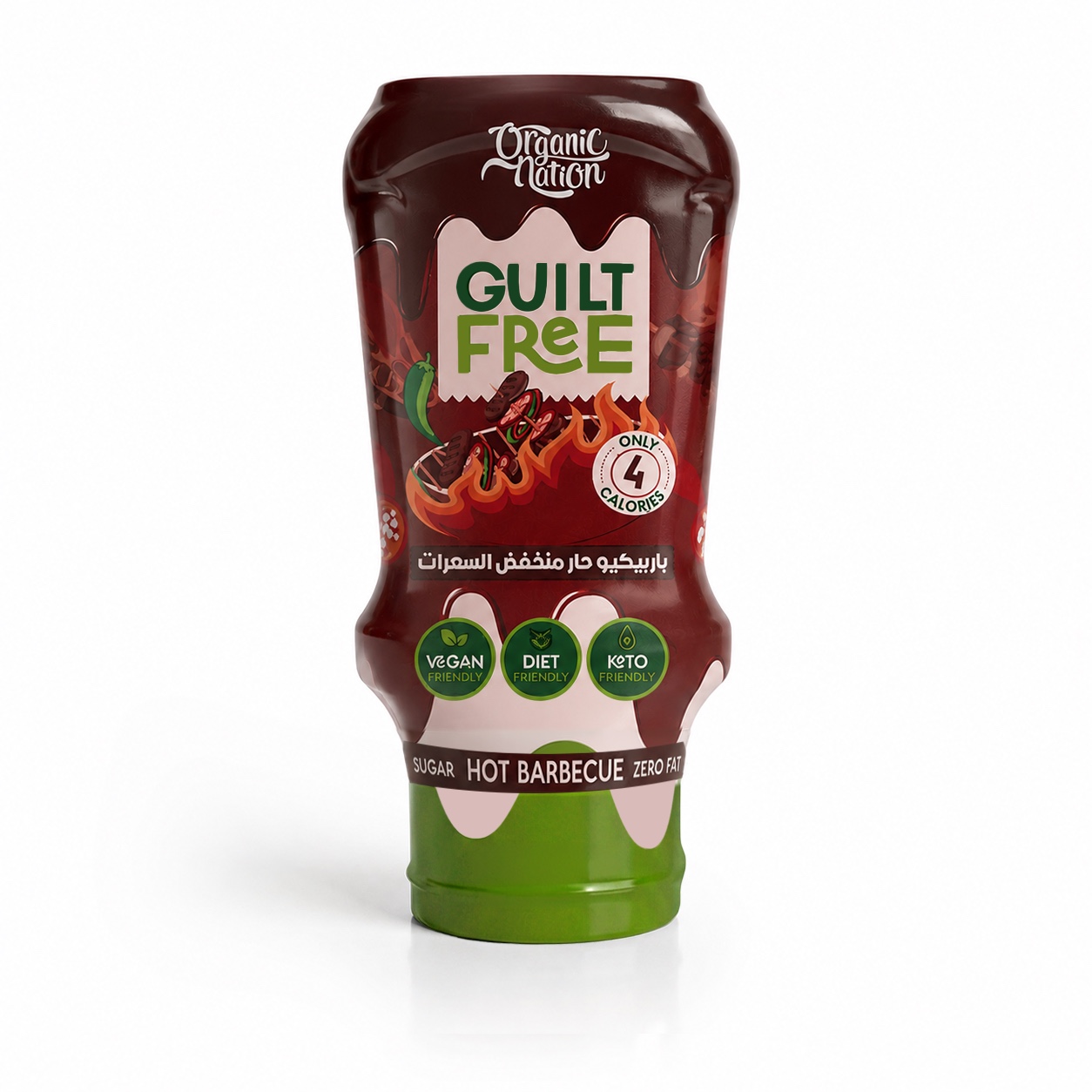 [6222023703315] Organic Nation Guilt Free Hot Barbecue Zero Added Sugar -350Ml