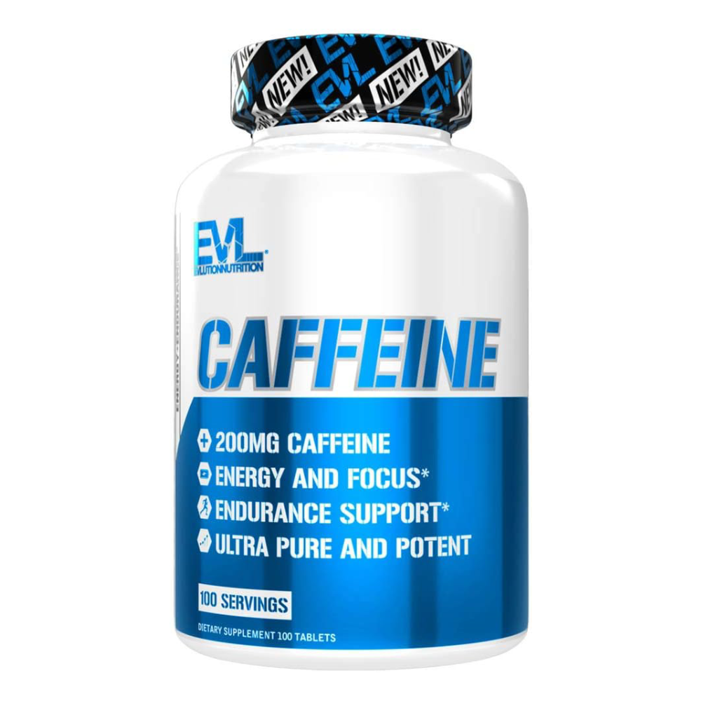 [818901024618] Evl Caffeine 200Mg -100Serv.-100Tablets