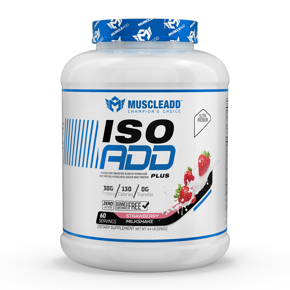 [6223007826631] Muscle Add Iso Add Plus-60Serv.-2040G.-Strawberry Milkshake