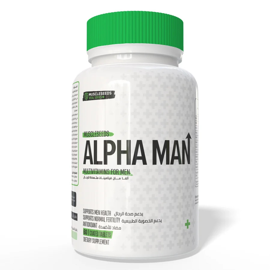 [7898588895591] Muscleseeds Alpha Man Multivitamin Testosterone Support-30Serv-60Tablets