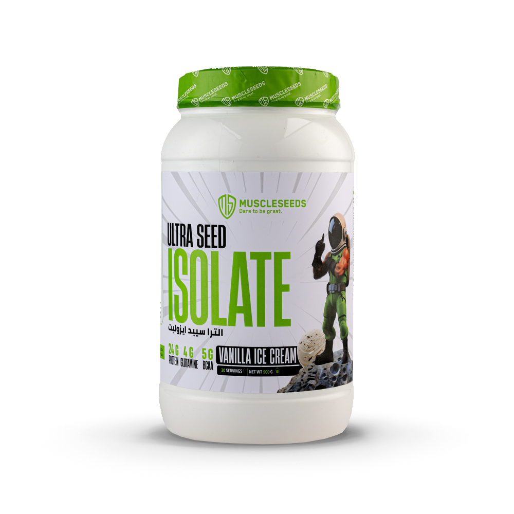 [7898588895585] Muscleseeds  Ultra Seed Isolate -30Serv-900G- Vanilla Ice Cream
