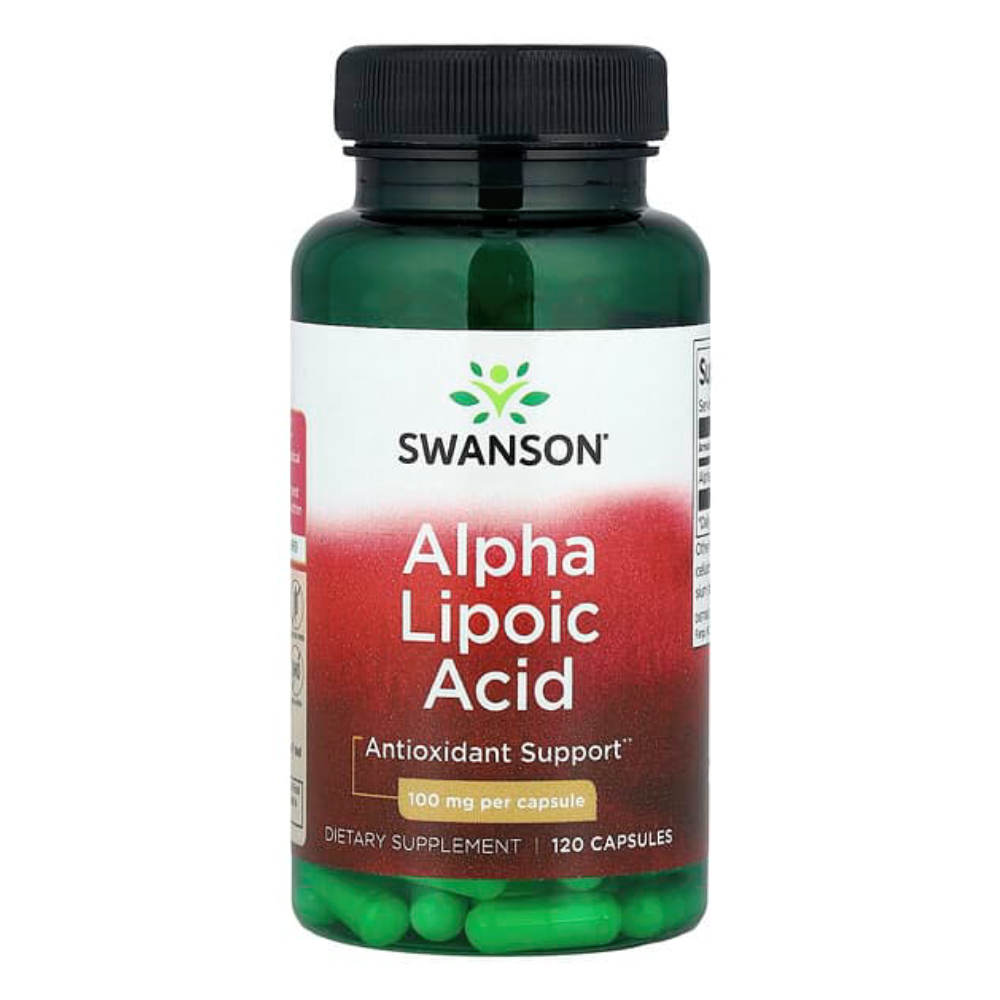 [087614019826] Swanson Alpha Lipoic Acid 100MG-120serv.-120Capsules