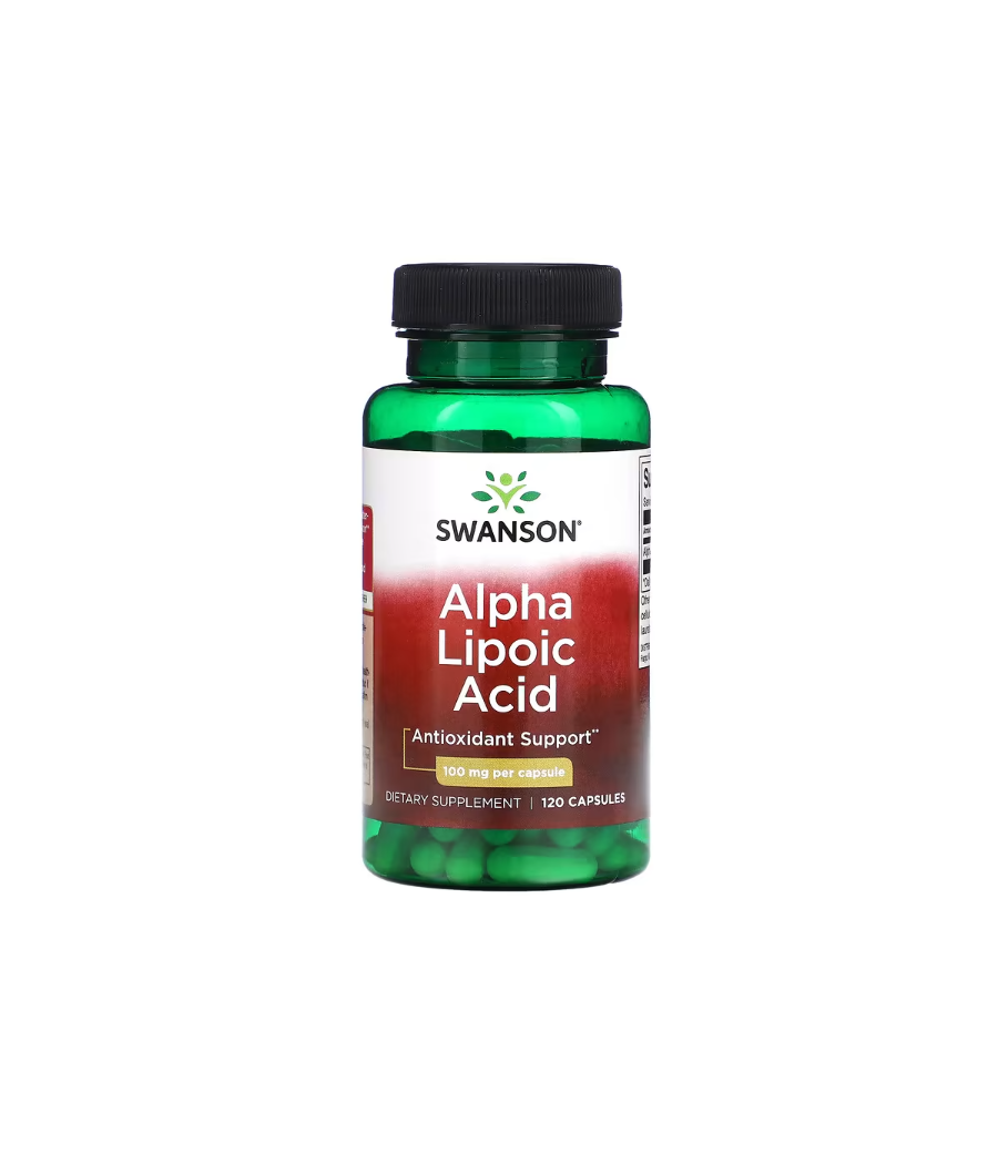 [087614019826] Swanson Alpha Lipoic Acid 100MG-120serv.-120Capsules