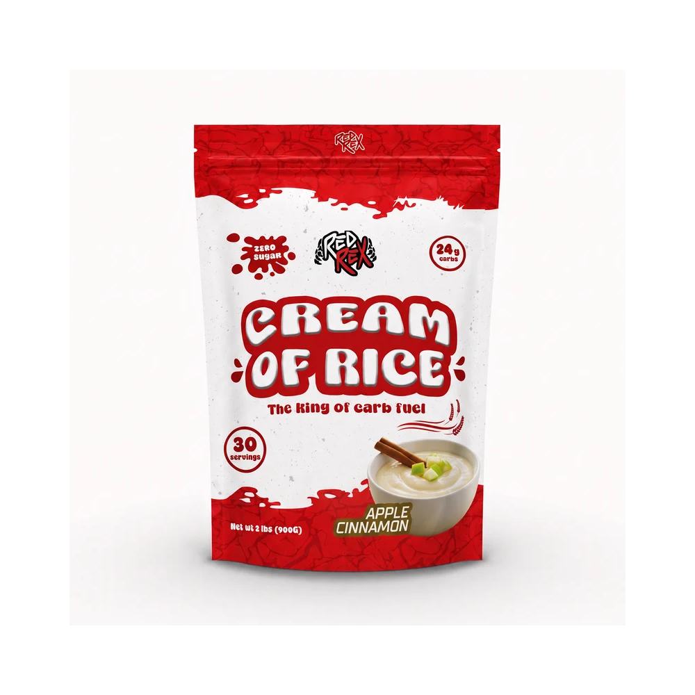 [6223007828154] Big Ramy Labs Red Rex Cream Of Rice-30Serv.-900G-Apple Cinnamon