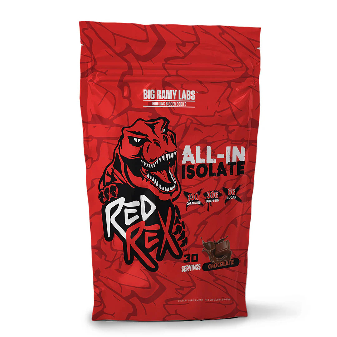 [6223007827171] Big Ramy Labs Red Rex All-in Isolate-30Serv.-1020G-Chocolate