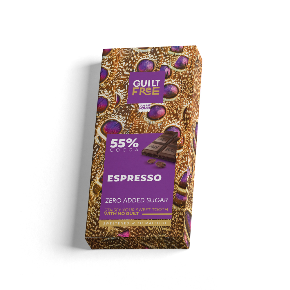 [6222023701397] Organic Nation Guilt Free Chocolate Bar 100G-Espresso Chocolate