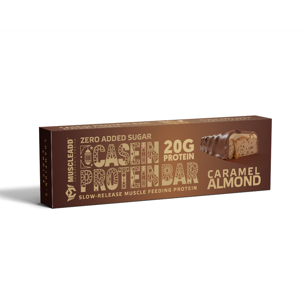 [6222023705067] Muscle Add Casein Protein Bar-70G-Caramel Almond