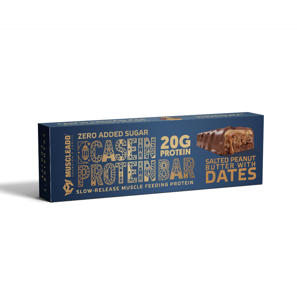 [6222023705050] Muscle Add Casein Protein Bar-70G-Salted Peanut Butter With Dates